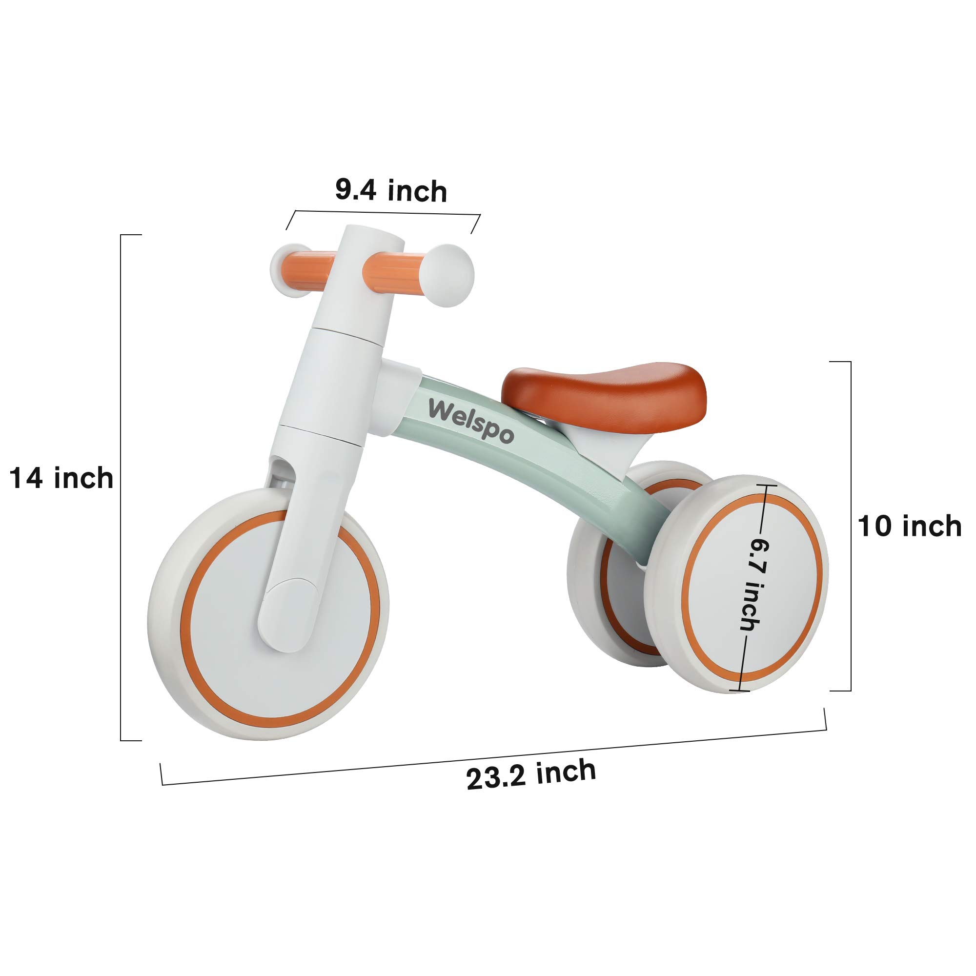 Bicicleta de Equilibrio para Bebés Welspo para Niños y - Imagen 9