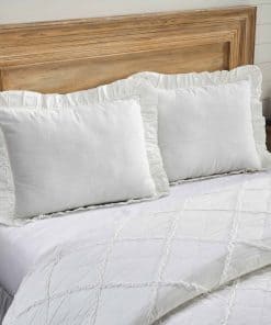 Funda de almohada estándar con volantes Kathryn de Piper