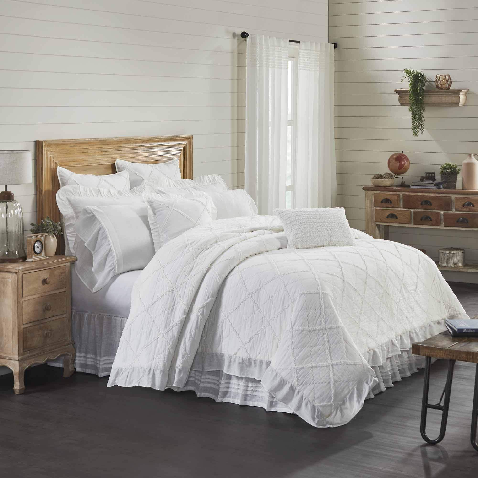 Colcha de cama Piper Classics Kathryn Queen 90"x90",