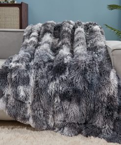 Manta de pelo sintético esponjoso GONAAP tamaño Twin