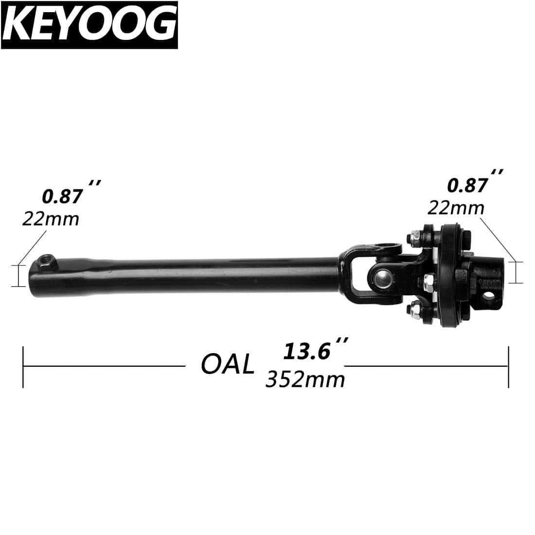 Columna de Eje de Dirección Inferior KEYOOG Compatible con - Imagen 7