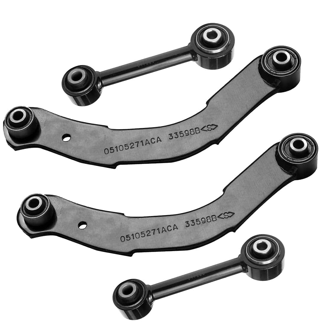 KEYOOG 4Pcs Brazo de Control de Suspensión Trasero