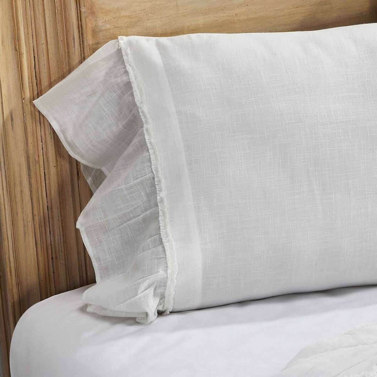 Juego de 2 Fundas de Almohada Estándar con Volantes - Imagen 3