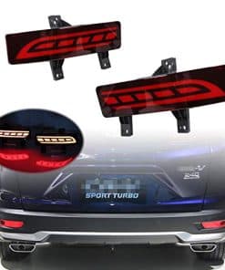 PGTOPONE Red LED Reflectores traseros del parachoques