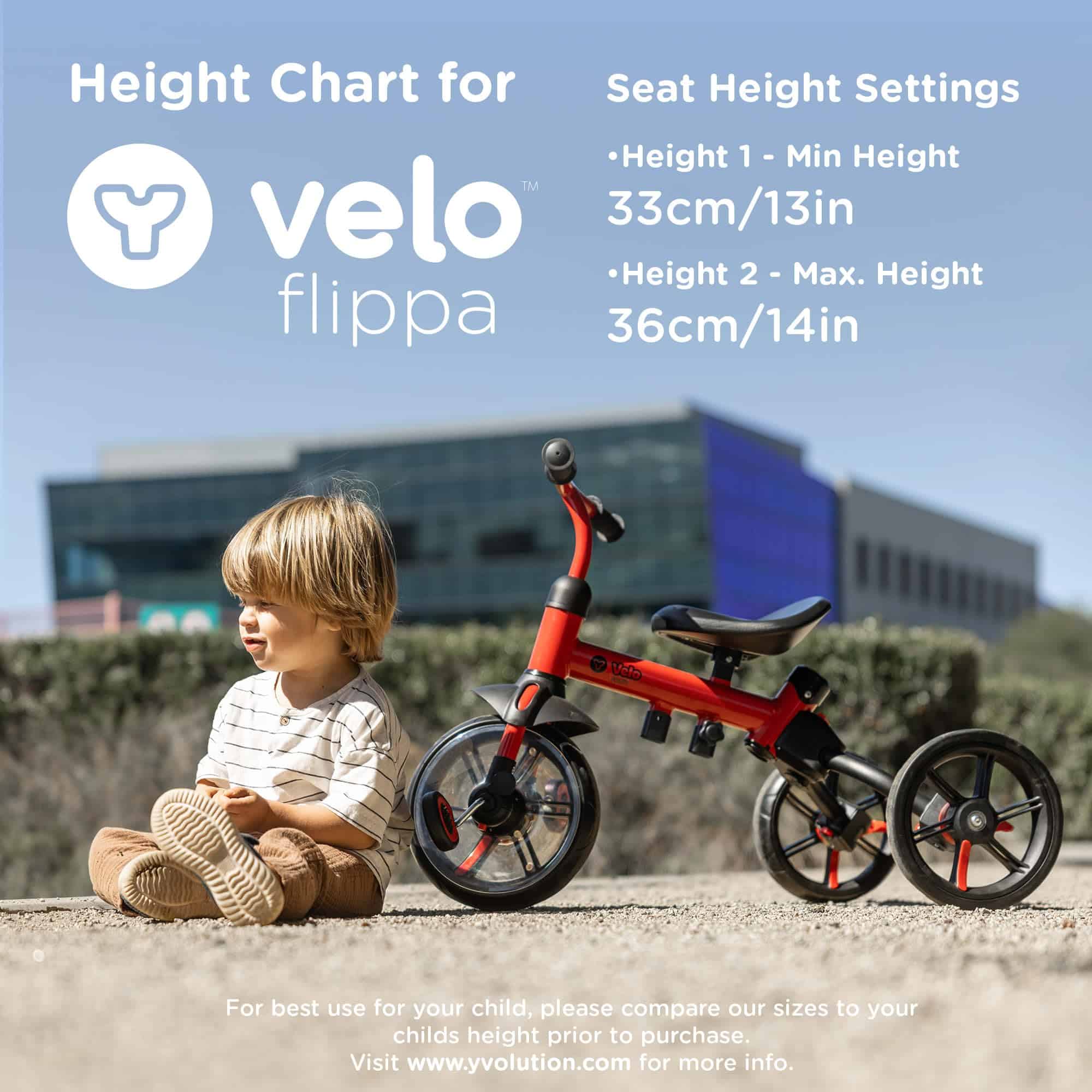Yvolution 3 en 1 Triciclo para Niños Velo Flippa con Manija - Imagen 7