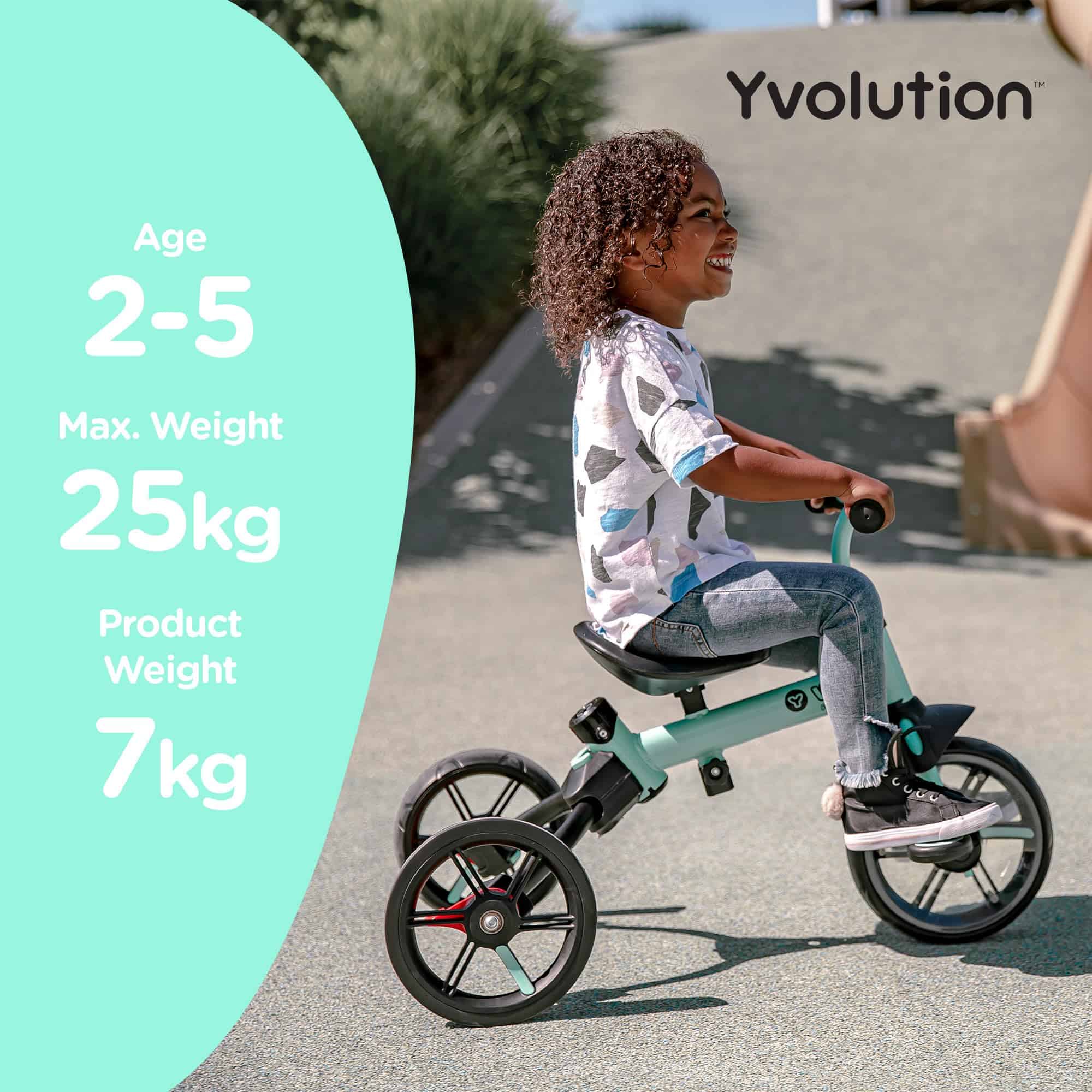 Triciclo Yvolution 3 en 1 Velo Flippa Toddler Triciclo Bici - Imagen 9
