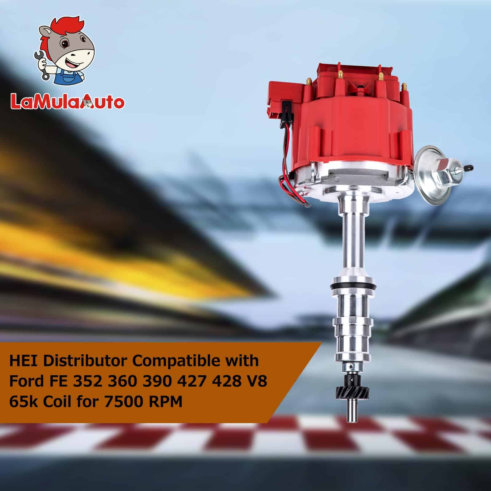 Distribuidor HEI LaMulaAuto Compatible con Ford FE V8 352 - Imagen 3