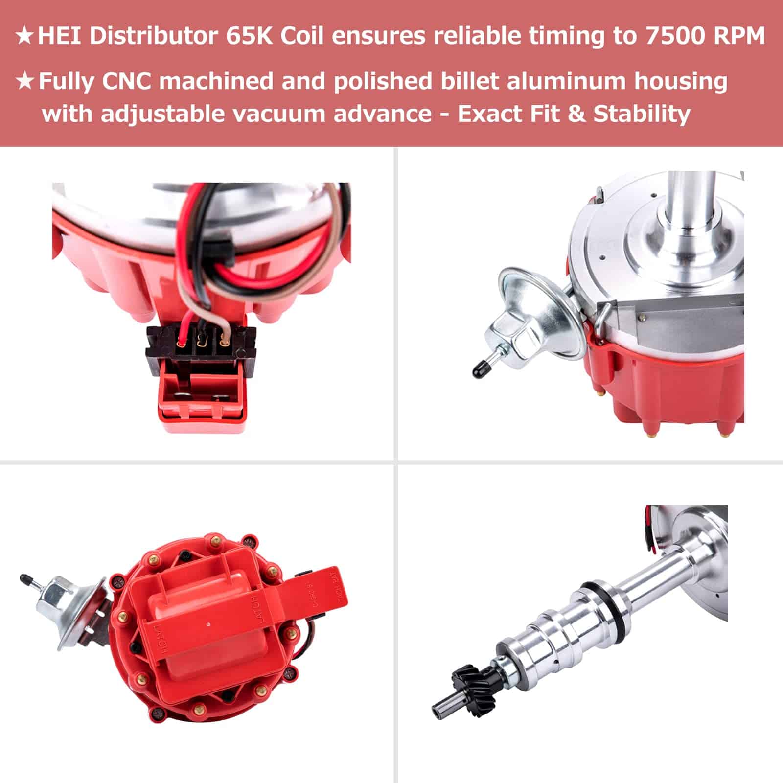 Distribuidor HEI LaMulaAuto Compatible con Ford FE V8 352 - Imagen 5