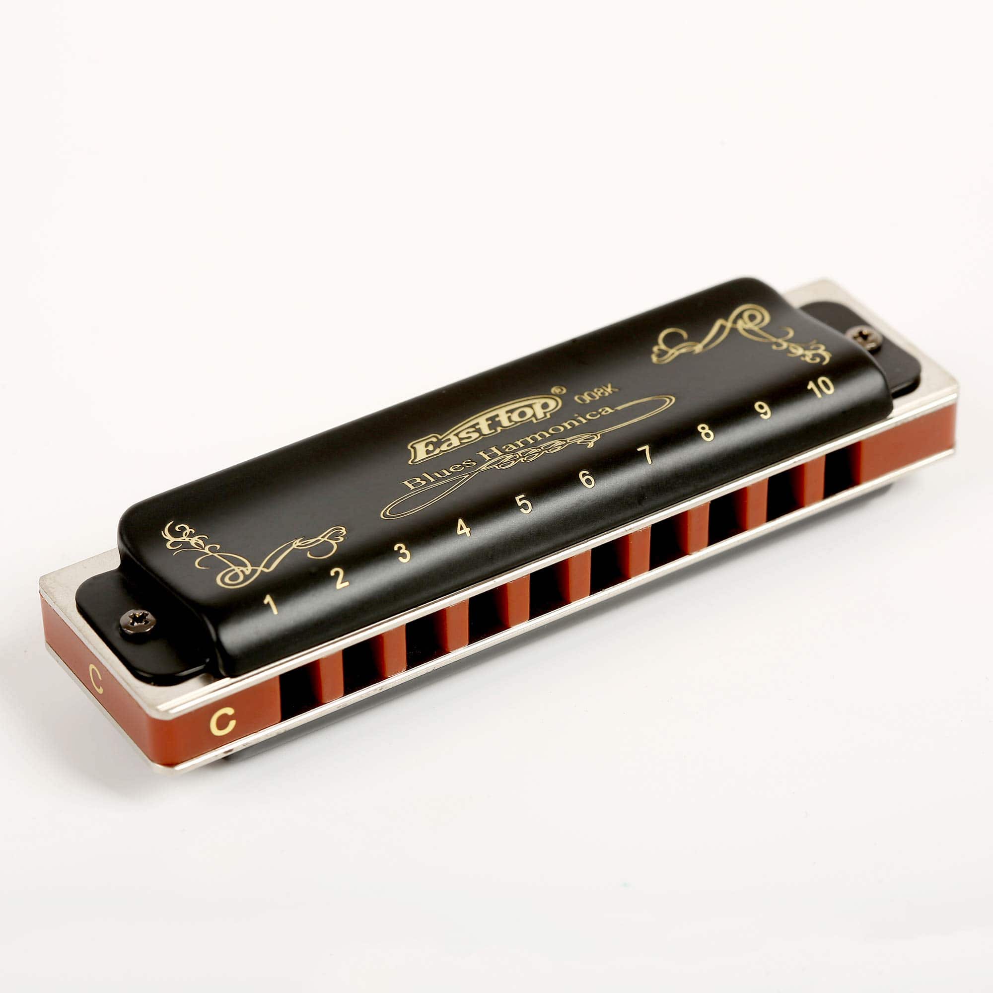 Armónica Diatónica de Blues 10 Agujeros -Negro - Imagen 8