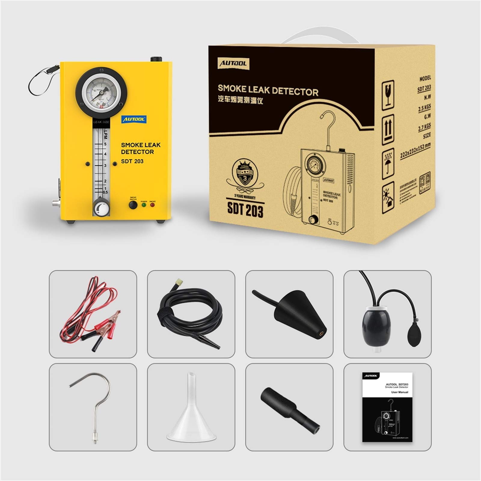 Máquina de Humo Detectora de Fugas de Vacío EVAP para - Imagen 10