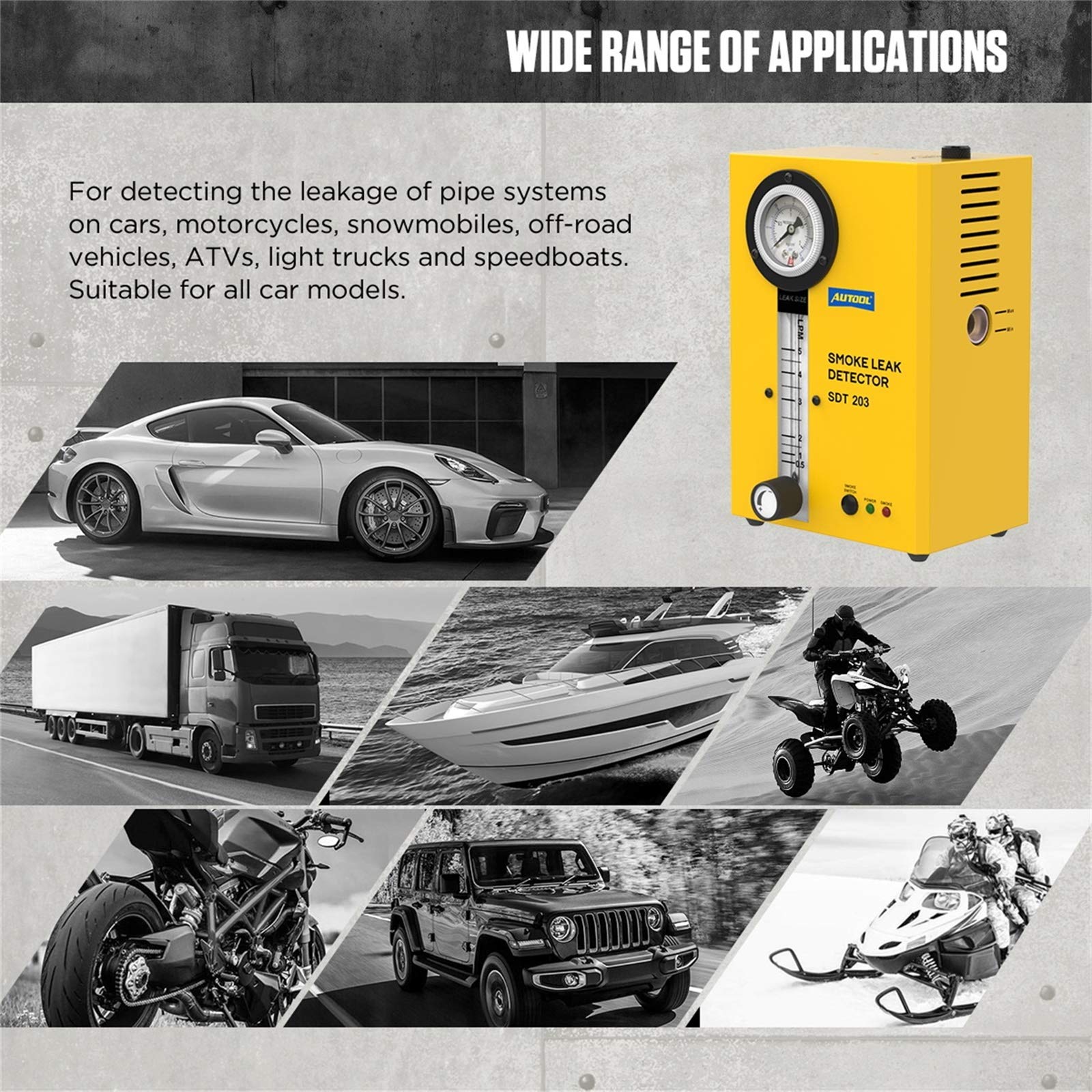 Máquina de Humo Detectora de Fugas de Vacío EVAP para - Imagen 6