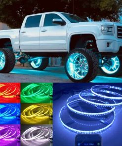 Hundalights 15.5" Luces de Aro de Rueda de Cambio de Color