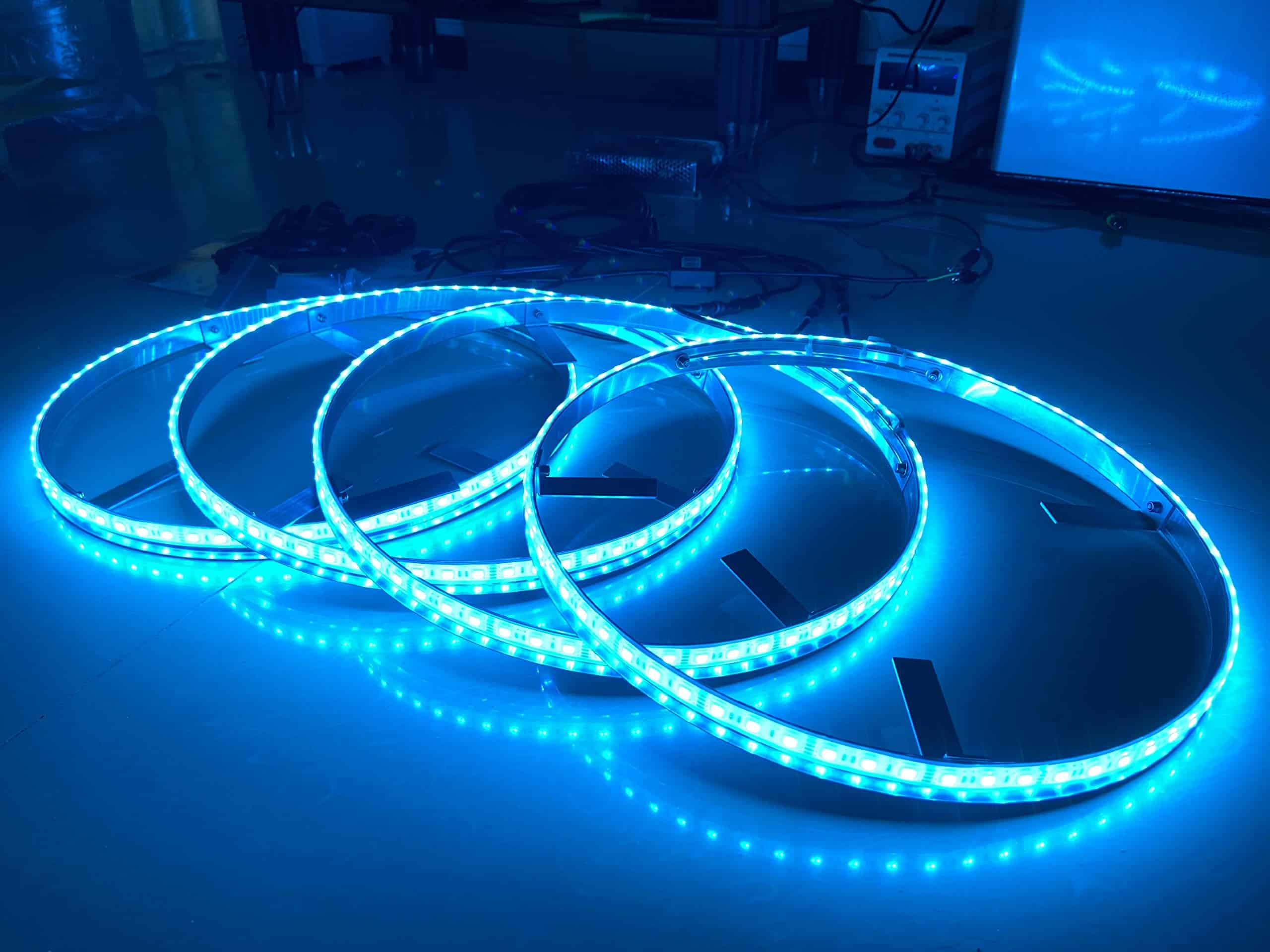 Hundalights 15.5" Luces de Aro de Rueda de Cambio de Color - Imagen 3