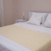 SAOL Knitwear Bed Scarf Runner Irish -Natural
