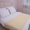SAOL Knitwear Bed Scarf Runner Irish Chunky Cable Knit