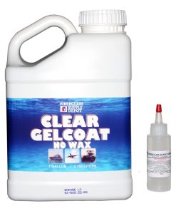 Gelcoat transparente resistente a los rayos UV sin cera