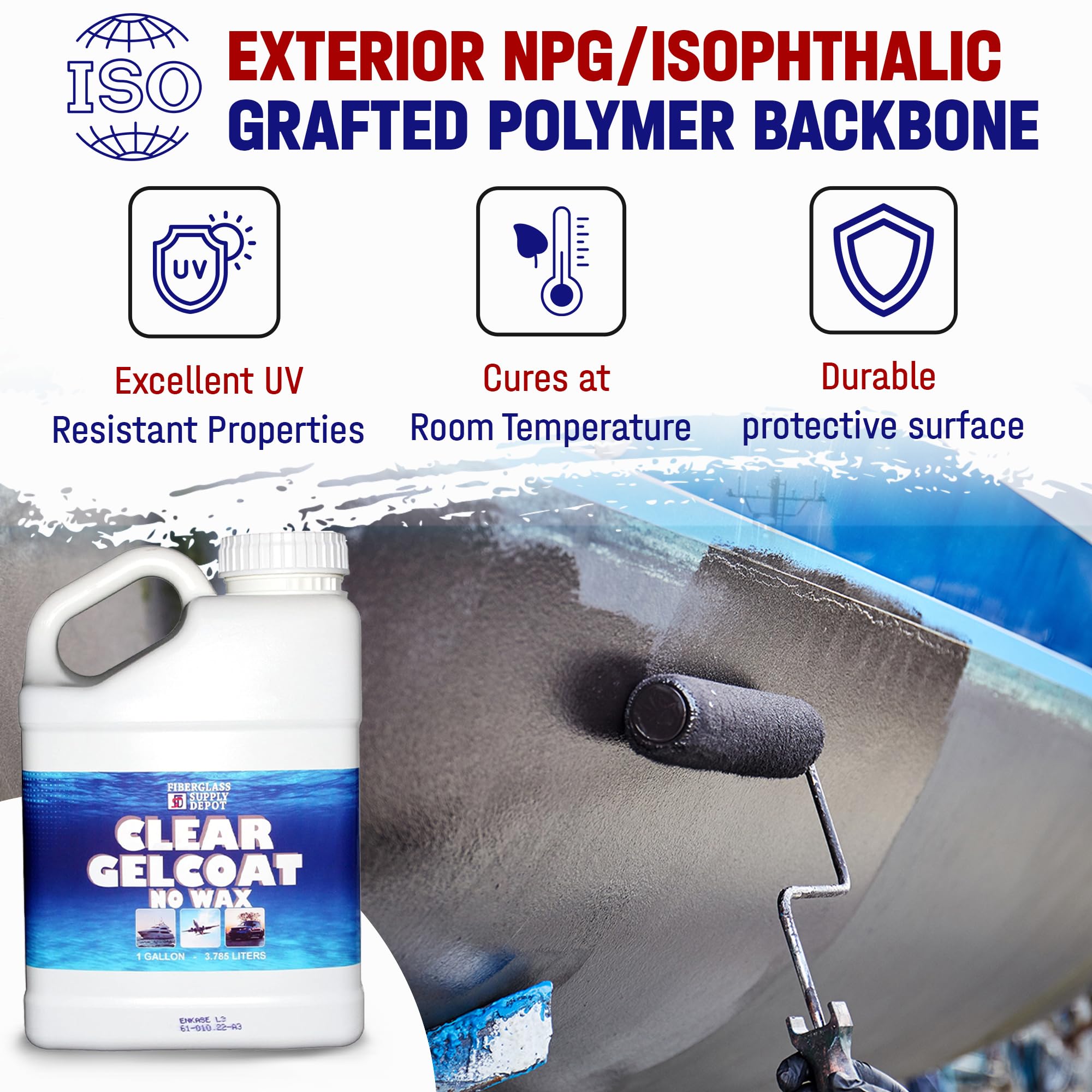 Gelcoat transparente resistente a los rayos UV sin cera - Imagen 7