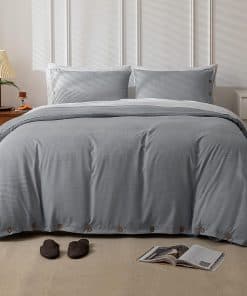 Juego de Funda nórdica Tamaño King Cierre de Botón de Coco