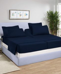 Juego de sábanas divididas (5 piezas) para camas ajustables