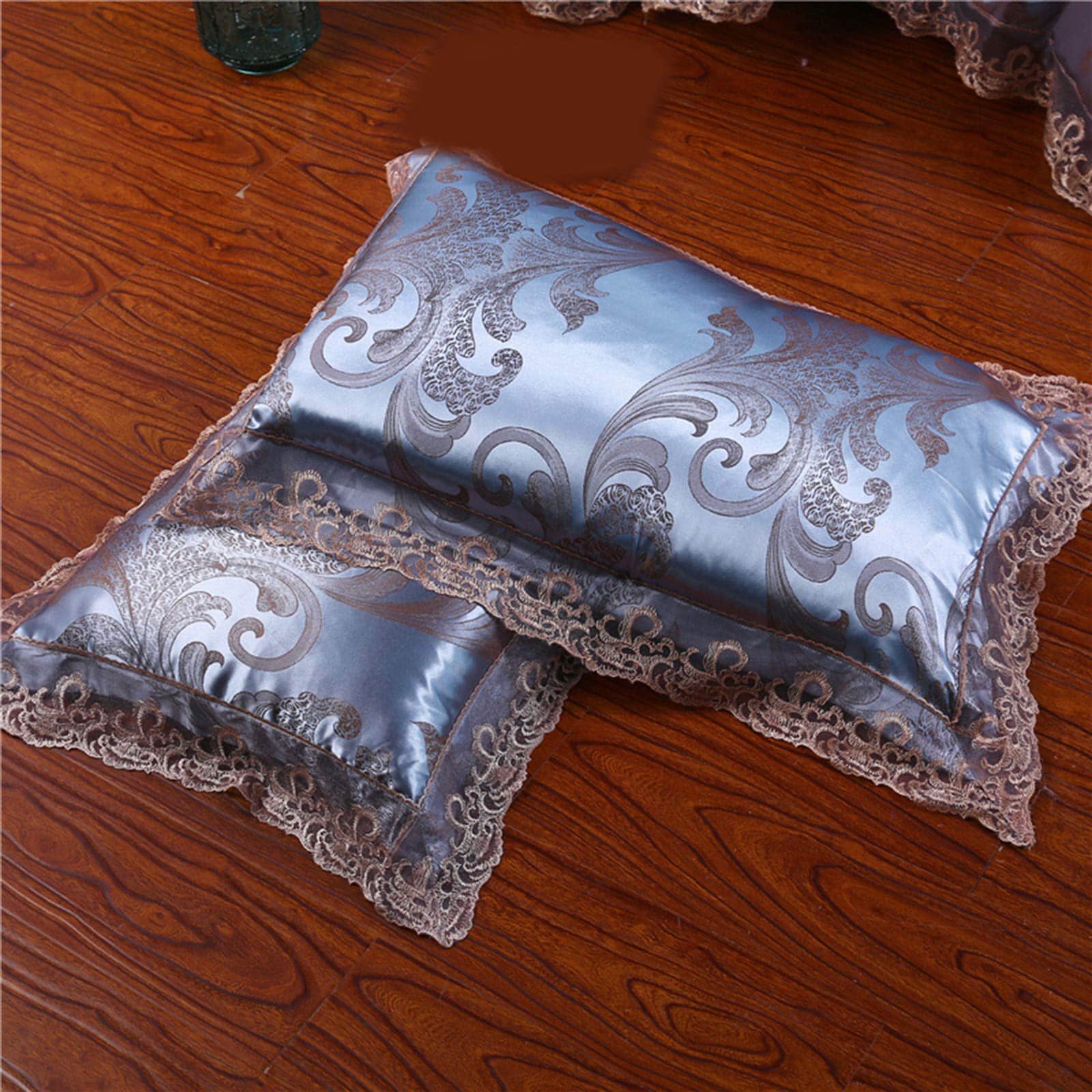 Juego de Ropa de Cama 3 Piezas Elegante Diseño Europeo - Imagen 8