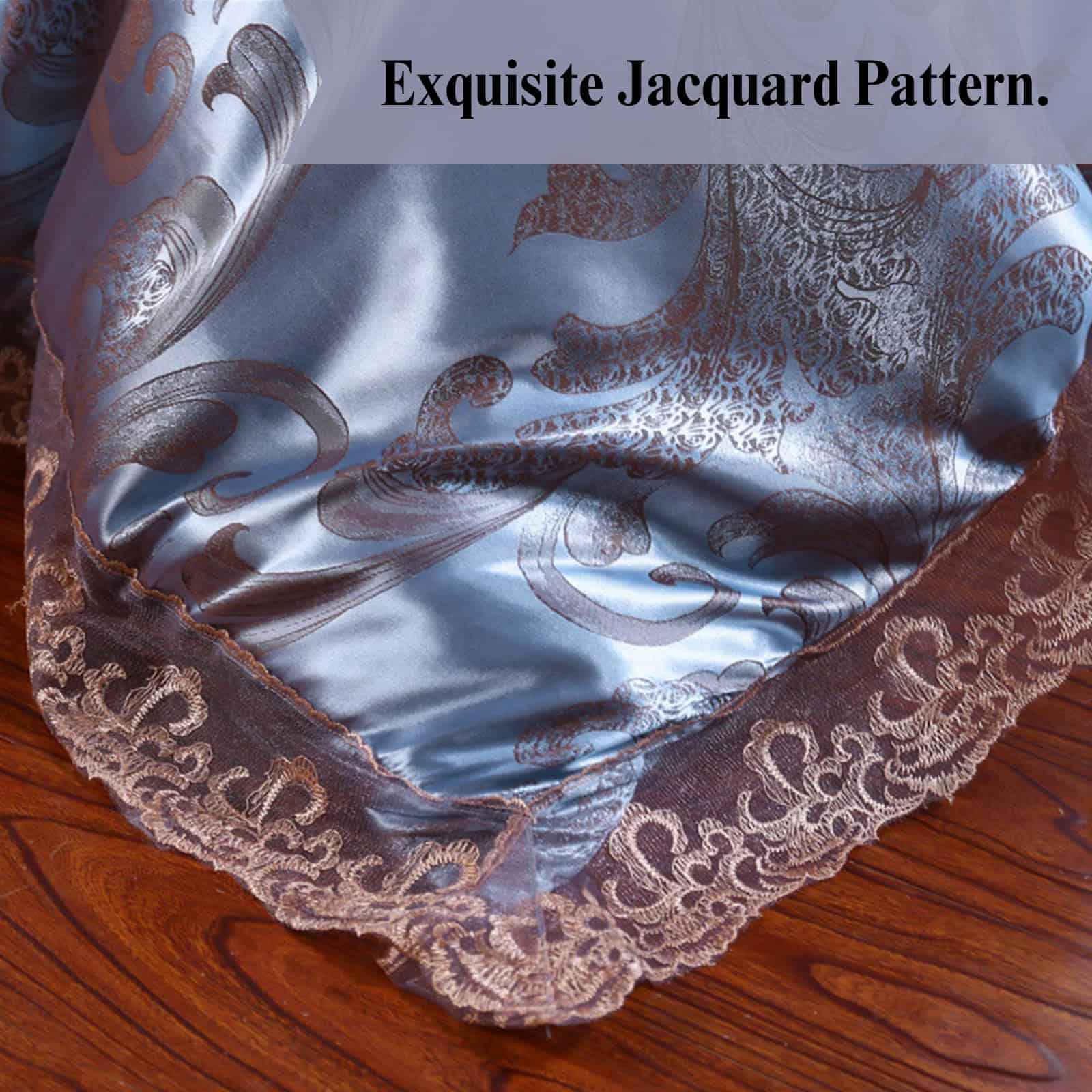 Juego de Ropa de Cama 3 Piezas Elegante Diseño Europeo - Imagen 5