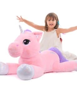 Peluche Grande de Unicornio Lanmore Juguetes Suaves de