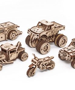 Kit de Construcción de Arte de Madera Ecológica - Set de 5