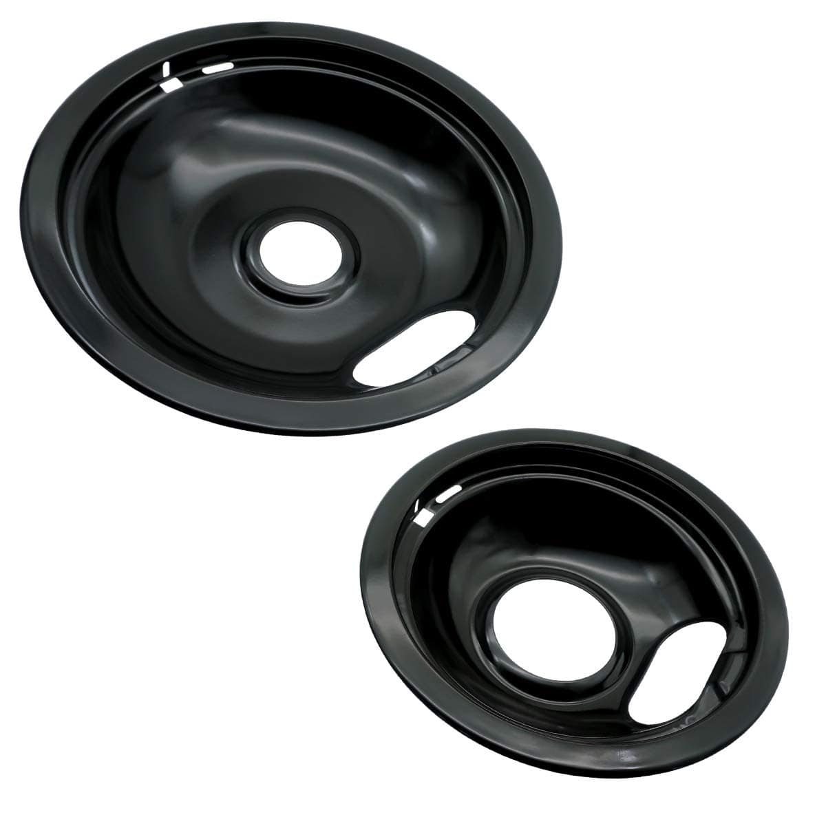 W10288051 Range Cooktop Porcelain Drip Pans por SupHomie - - Imagen 4