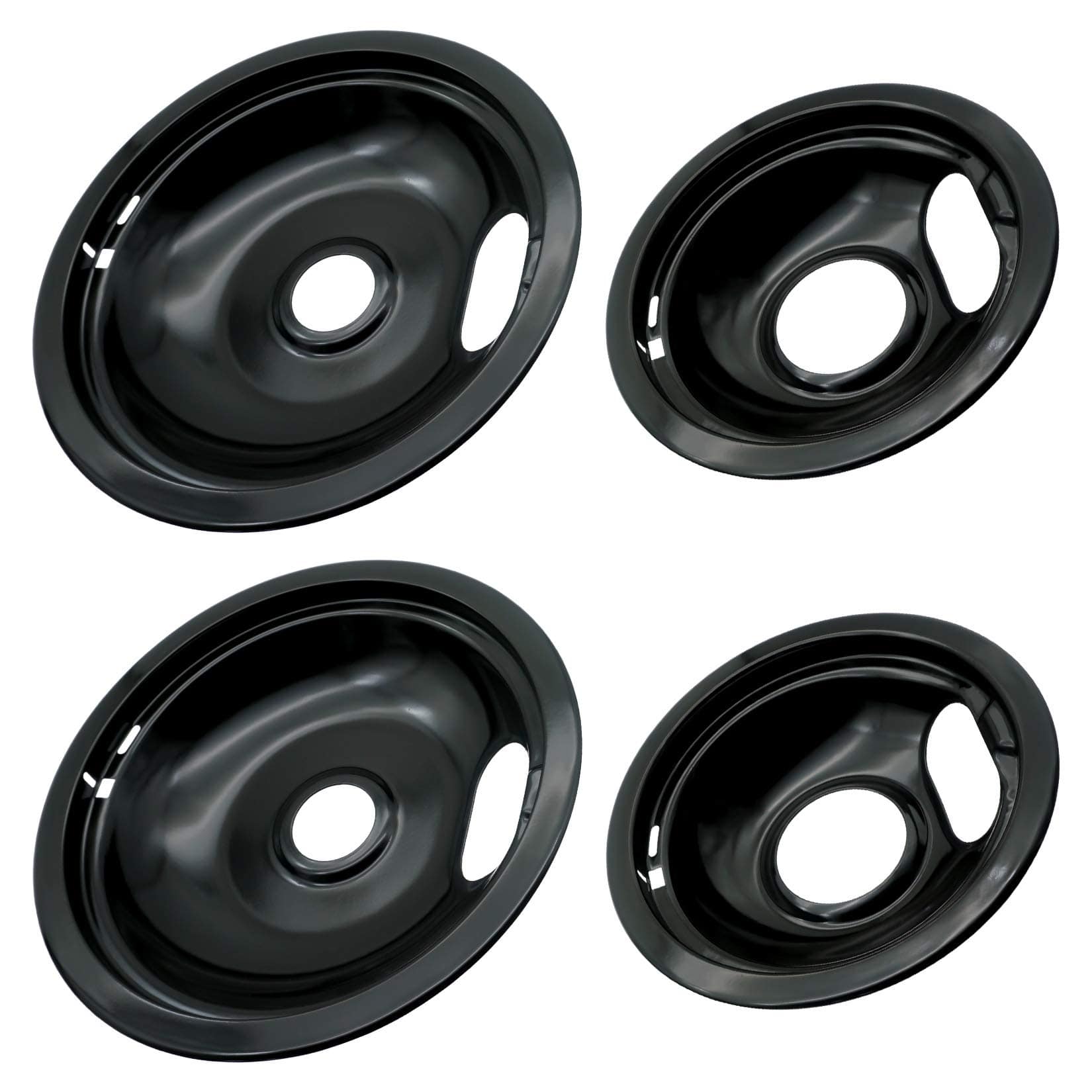 W10288051 Range Cooktop Porcelain Drip Pans por SupHomie -