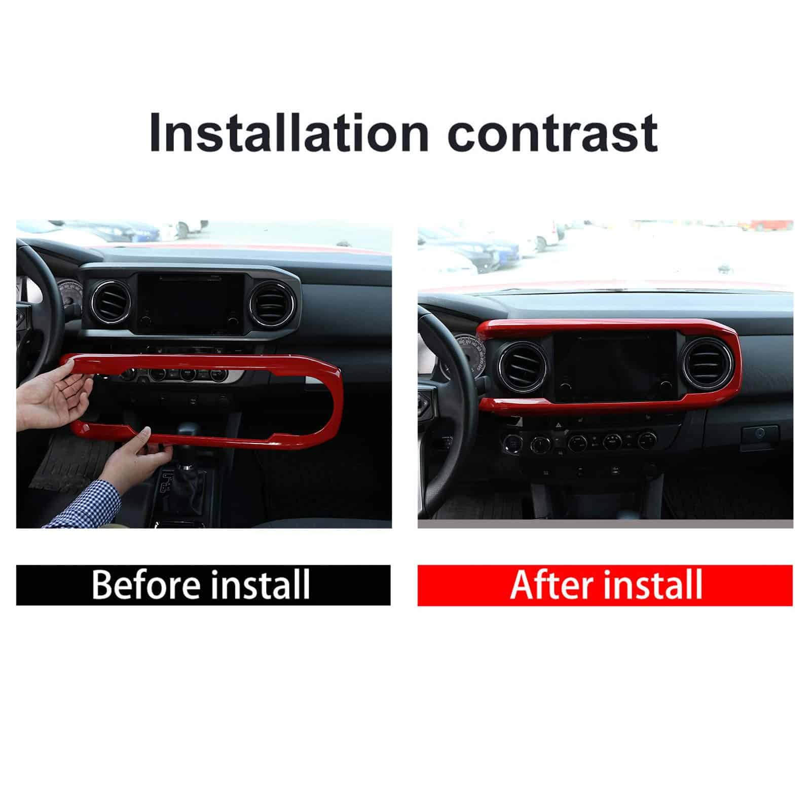 Adorno Rojo en Forma de U para Tablero de Deportes LLKUANG - Imagen 3