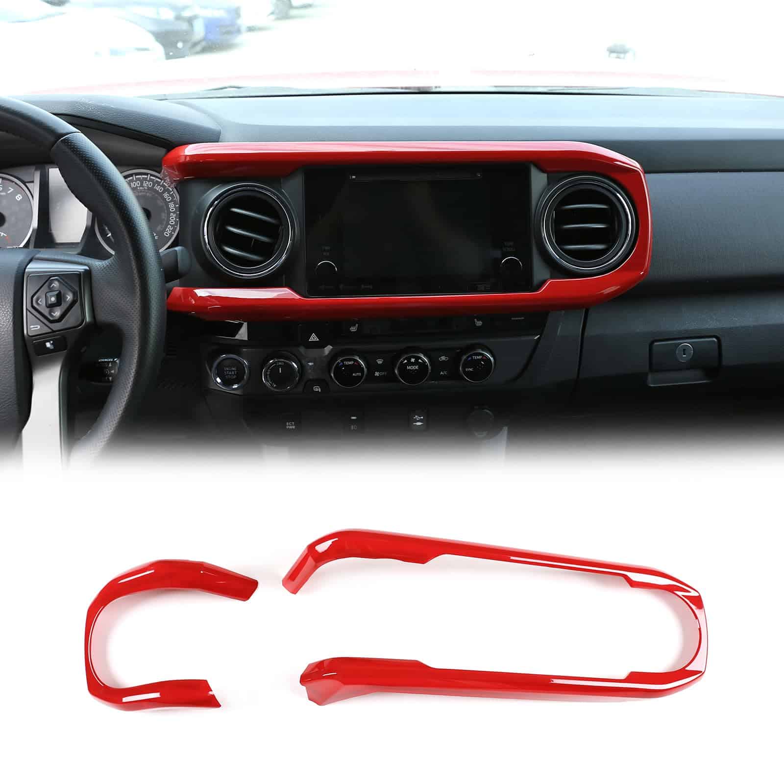 Adorno Rojo en Forma de U para Tablero de Deportes LLKUANG