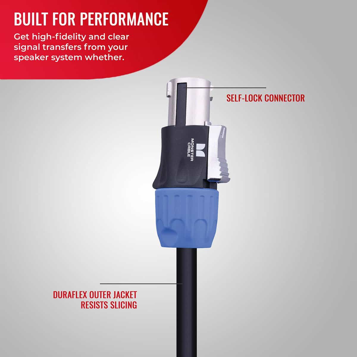 Cable de Altavoz Monster Prolink -Negro - Imagen 3