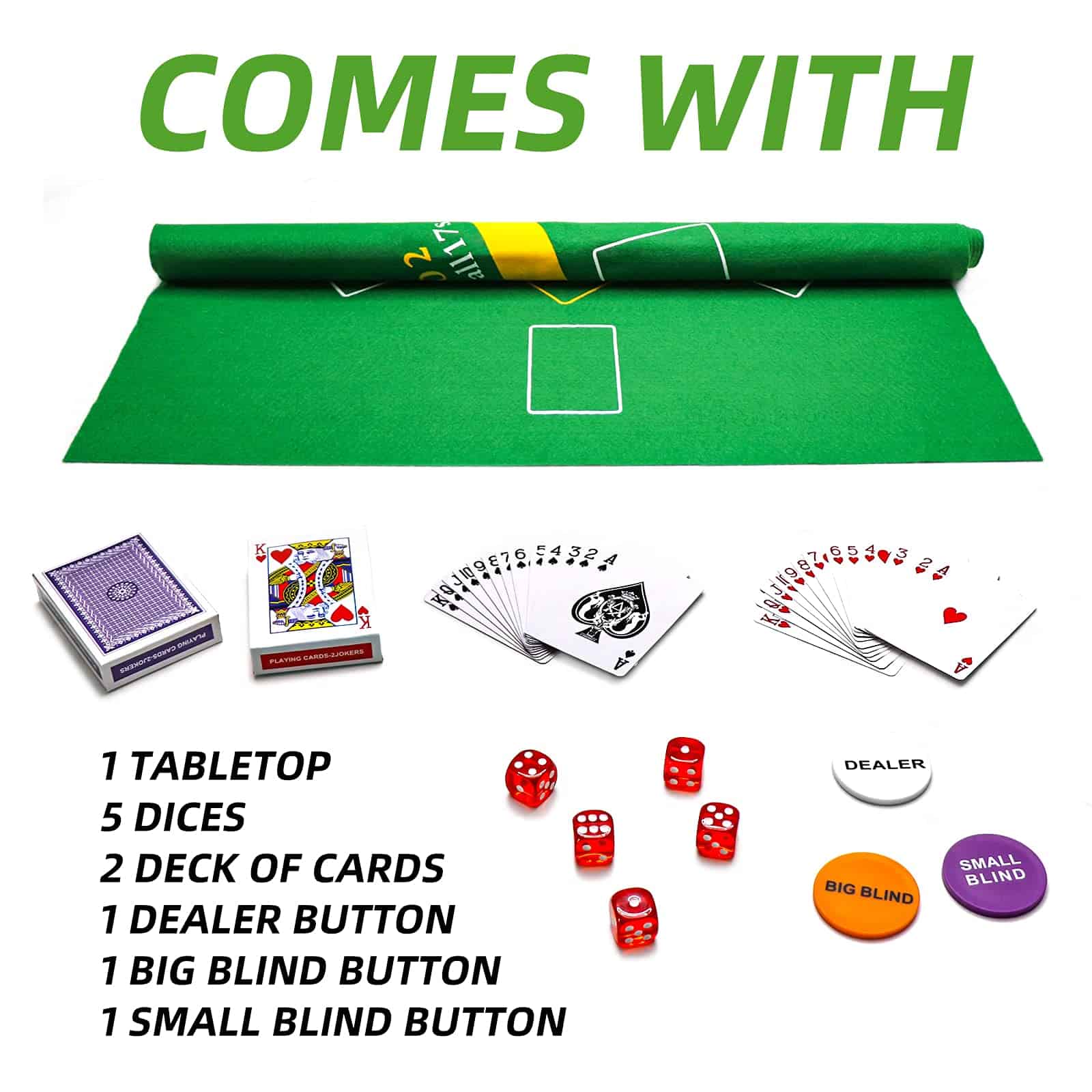 Juego de fichas de póker NOLIE Casino de 400 PCS con - Imagen 6