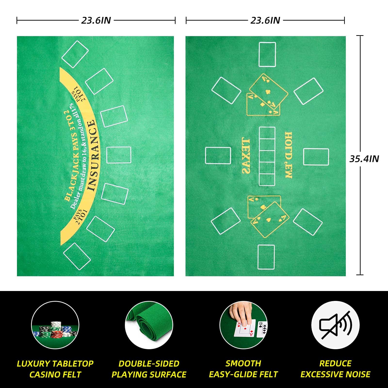 Juego de fichas de póker NOLIE Casino de 400 PCS con - Imagen 7