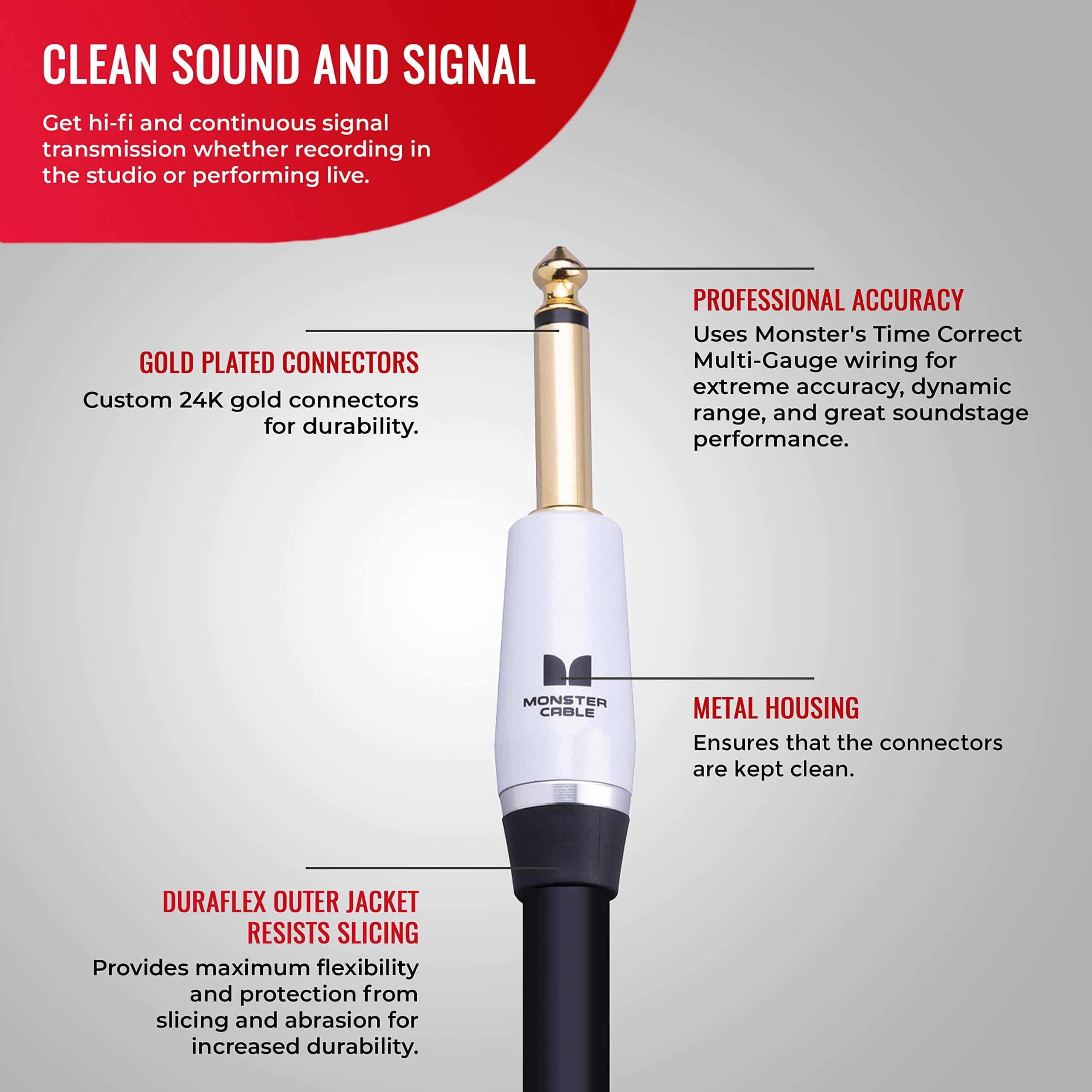 Cable de Altavoz Monster Prolink Studio Pro 2000: 12 ft, - Imagen 3