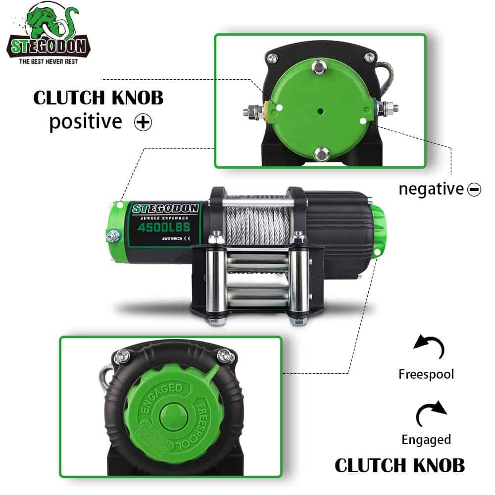 Malacate eléctrico STEGODON de 4500 lb de capacidad de - Imagen 5