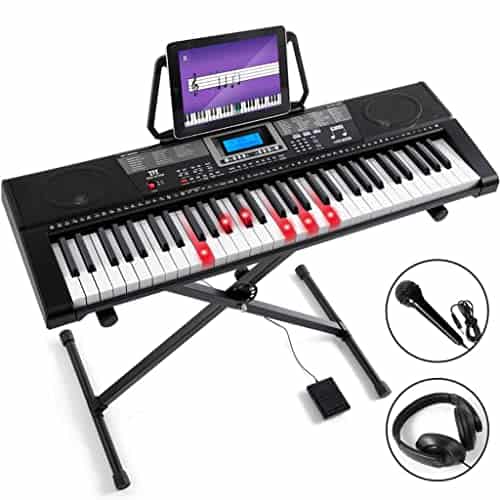 Piano Keyboard MUSTAR MEKS-500 de 61 teclas con teclas