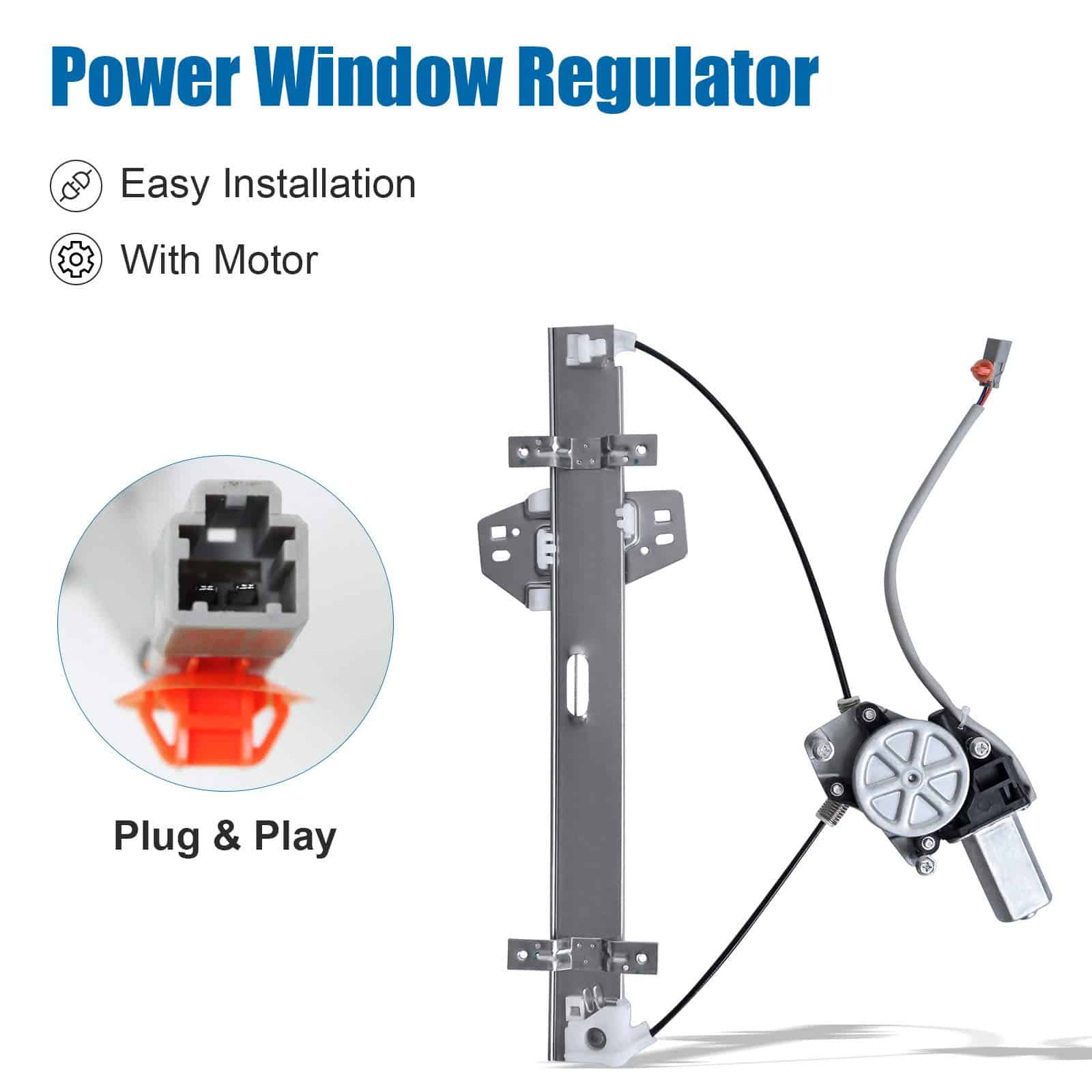 MOJTBE 748-559 Regulador de Ventana Trasera del Lado del - Imagen 4