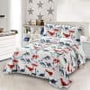 Set de Colcha Cobertor Kids/Teens Dinosaurio Rino Antiguo