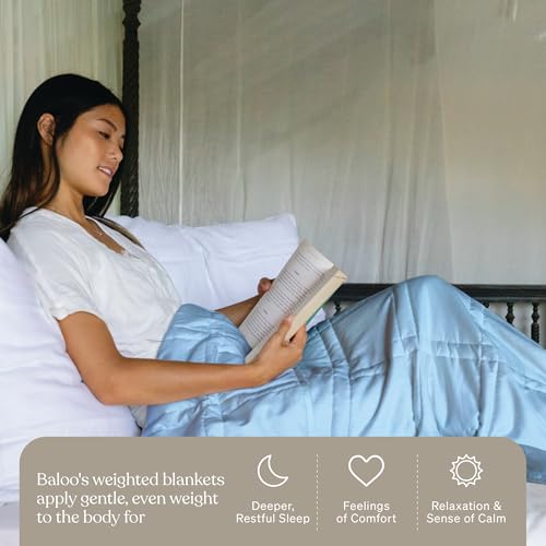 Manta Ponderada Baloo para Niños y Adultos (Índigo - 9lbs - Imagen 7