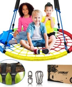 Columpio Redondo LAEGENDARY para Niños y Adultos - Soporta