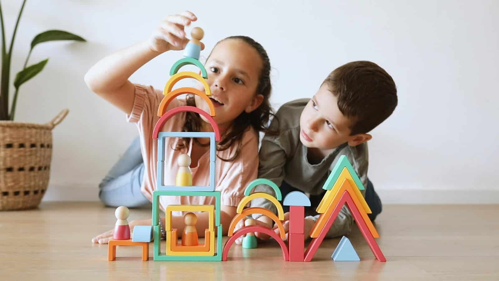 Set de 30 Bloques de Apilamiento Tipo Montessori en Arco - Imagen 7