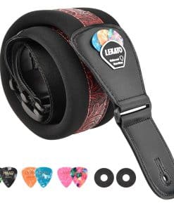 Correa de bajo LEKATO para guitarra eléctrica y bajo 3"