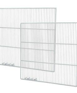 Juego de 2 estantes de repuesto para congelador y