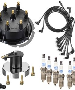 Kit de Tapón de Distribuidor, Rotor, Cables de Bujía, y
