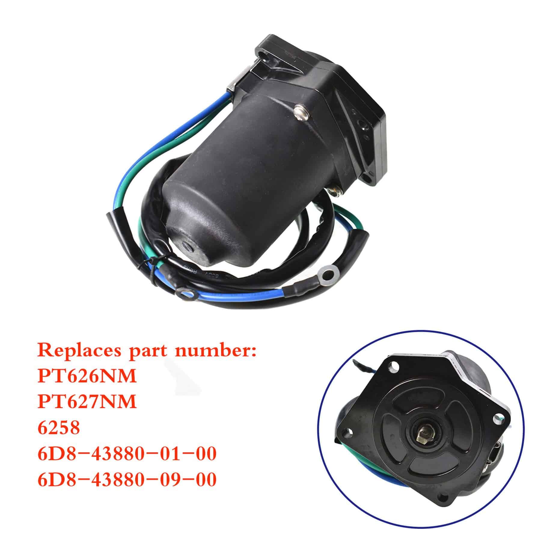 Motor de inclinación y recorte de reemplazo para Yamaha - Imagen 4