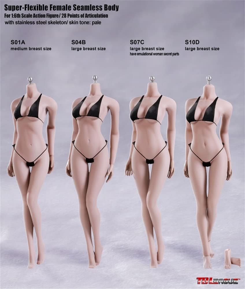 Cuerpo de figura femenina flexible y sin costuras de escala - Imagen 3