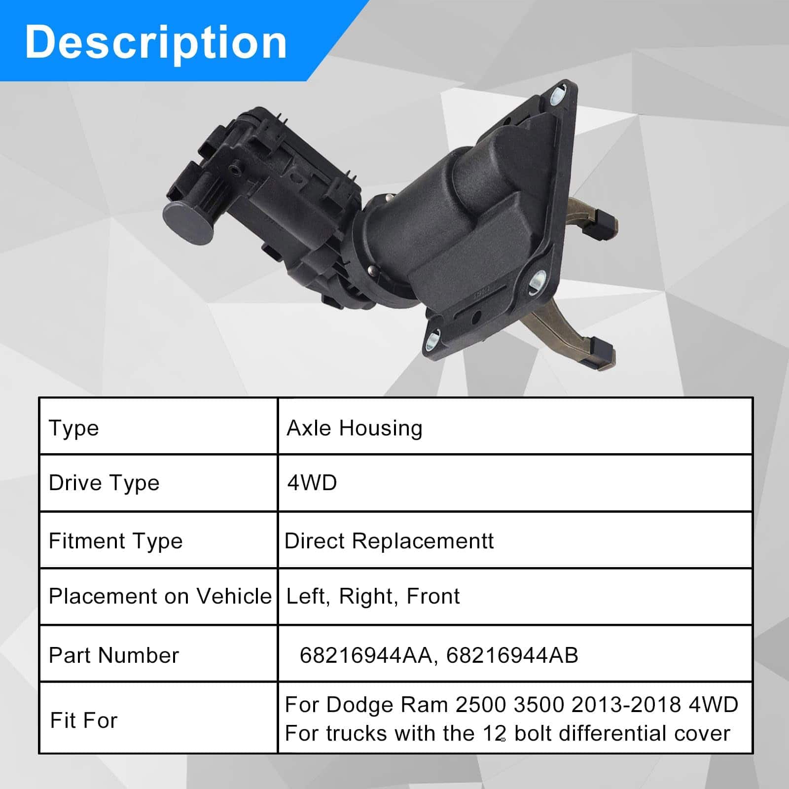 Horquilla de desconexión del eje delantero de tracción en - Imagen 6
