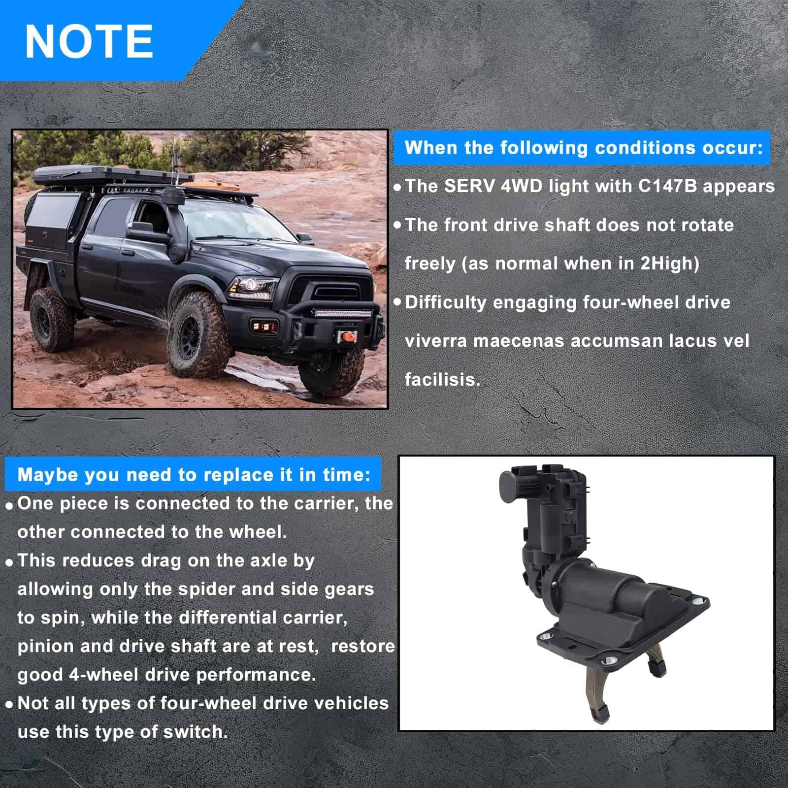 Horquilla de desconexión del eje delantero de tracción en - Imagen 7