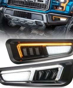 Luces de niebla CJOVSE Ford Raptor, señal de giro
